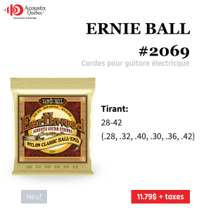 Ernie Ball - 2069 - Nylon Classic 28-42